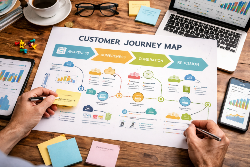 How to Use Customer Journey Mapping to Improve Marketing Performance
