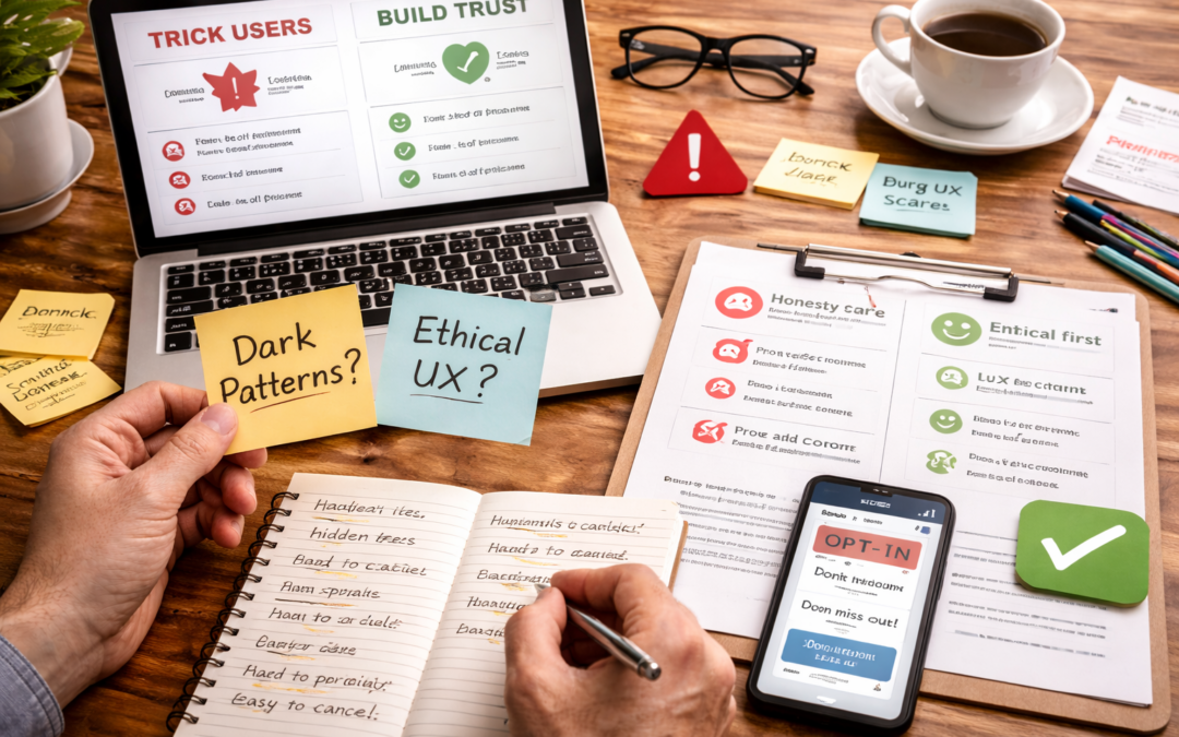 The Role of Dark Patterns in UX and Ethical Marketing Best Practices