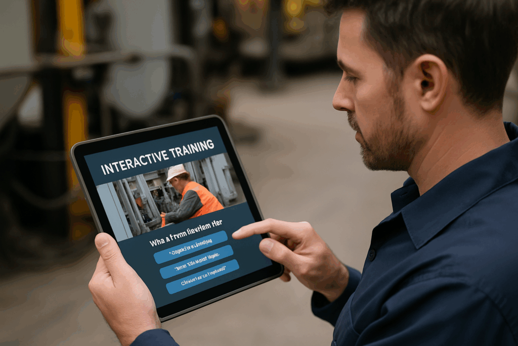 Interactive Video Using Interactive Video Content to Drive Engagement in High Risk Industries